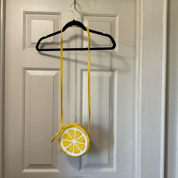 Lemon Circle Perfect for Summer Crossbody Purse - Picture 2 of 7
